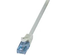 LOGILINK CP3032U LOGILINK - Komutacinis kabelis Cat.6A 10GE Home U/UTP EconLine pilkas 1,00m