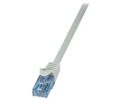 LOGILINK CP3062U LOGILINK - Komutacinis kabelis Cat.6A 10GE Home U/UTP EconLine pilkas 3,00m