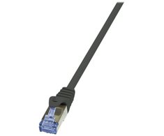 LOGILINK CQ4143S LOGILINK - Cat.6A Patch kabelis pagamintas iš Cat.7 neapdoroto kabelio, juodas, 50m