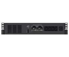 „Infosec X4 2000 RM Plus“ nepertraukiamo maitinimo šaltinis (UPS), interaktyvus linijinis ryšys, 2 kVA, 1200 W, 10 kintamosios srovės lizdų