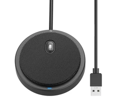 TECHLY daugiakryptis USB konferencijos mikrofonas su nutildymo mygtuku