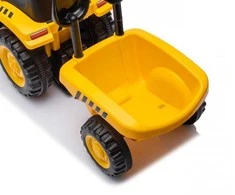 Motoroleris CAT TRACTOR Milly Mally geltonas