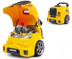 Realistic modelis of the front of the car with an opening hood Milly Mally N-GINE yellow