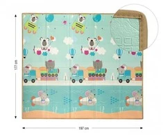 MILLY MALLY 6432 Play Circus ir Travel T1 sulankstomas putplasčio kilimėlis