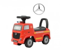 MILLY MALLY Važiuoklė Mercedes-Benz Actros ugniagesių automobilis raudonas