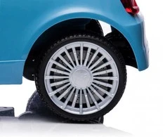 Elektrinis vaikiškas automobilis Milly Mally Fiat 500e mėlynas