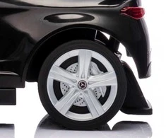 Motoroleris su kreipiančiąja juosta MERCEDES C-Class Deluxe Milly Mally Juodas