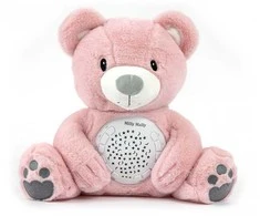 MILLY MALLY projektorius pliušinis žaislas Milly Bear rožinis