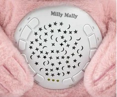 MILLY MALLY projektorius pliušinis žaislas Milly Bear rožinis
