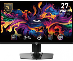 Monitorius MSI MAG 271QPX E2 - 240Hz | QHD | 26.5'' | QD OLED | 0.03ms