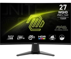 Monitorius MSI MAG 27CQ6F - 180Hz | QHD | 27'' | Rapid VA | 1ms