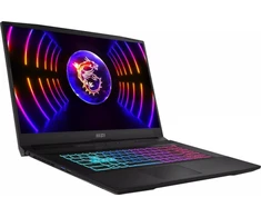 MSI Katana 17 B13VEK-1261XPL Intel® Core™ i7 i7-13620H Nešiojamas kompiuteris 43.9 cm (17.3") Full HD 16 GB DDR5-SDRAM 1 TB SSD NVIDIA GeForce RTX 4050 Wi-Fi 6E (802.11ax) FreeDOS Juodas