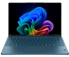 Lenovo Yoga Slim 9 14ILL10 Intel Core Ultra 7 258V Nešiojamas kompiuteris 35.6 cm (14") Jutiklinis ekranas WQUXGA 32 GB LPDDR5x-SDRAM 1 TB SSD Wi-Fi 7 (802.11be) Windows 11 Home Teal