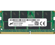 RAM Micron SO-DIMM ECC DDR4 16GB 1Rx8 3200MHz PC4-25600 MTA9ASF2G72HZ-3G2R atmintis