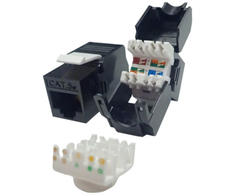 NETRACK 105-33 Netrack Keystone modulis Jack RJ45 kat. 5e UTP, be įrankių