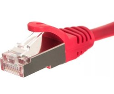 NetRack Patchcord RJ45 Cat. 5e, F/UTP, raudona, 0.5 m (BZPAT05FR)