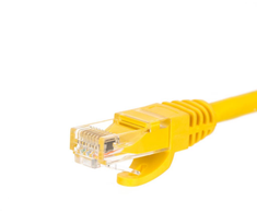 NetRack osłonka zalewana, kat 5e UTP, 0.25m geltonas (BZPAT025UY)