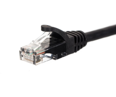 NETRACK BZPAT2UK pataisomasis kabelis RJ45 beknis Cat 5e UTP 2m juodas