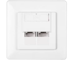 NETRACK 106-24 „Netrack“ pilnas įleidžiamas išleidimo anga 2xRJ45 8p8c UTP Cat6