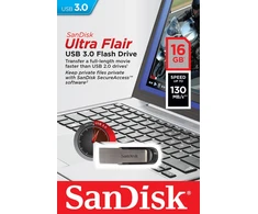 USB laikmena SanDisk 16GB Ultra Flair USB 3.0 130 MB/s