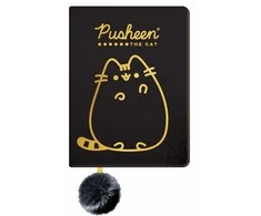 Herlitz Pliušinis nešiojamasis kompiuteris A5/96k Pusheen linija juoda WB ST. MAJEWSKI 663277
