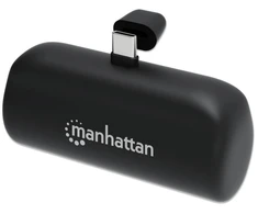 Manhattan MANHATTAN PD išorinė baterija 5000mAh, C tipo, 20W, juoda
