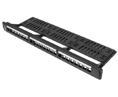 Lanberg PPKS-1124-B patch panel 1U