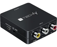 techly AV adapteris RCA (Cinch) x2 – HDMI juodas (5469)