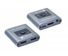 TECHLY 2x1 HDMI 2.1 8K jungiklis