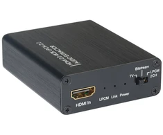Techly 025749 Ekstraktor Audio 5.1CH Toslink/Analog 3.5mm 2CH su HDMI 4K
