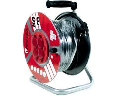 Prailginimo Kabelis - Vertex Pb50metal 50m 3000W IP44 Juodas