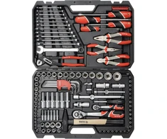 YATO rankinių įrankių rinkinys YT-38901, 1/4" 1/2", 122 vnt.