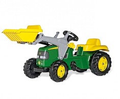 Rolly Toys Rolly Junior John Deere pedalinis traktorius su priekaba
