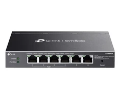TP-Link Omada ES206GP tinklo komutatorius, valdomas gigabito eternetas (10/100/1000), maitinimas per eternetą (PoE), Juodas