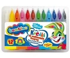 St. Majewski BAMBINO pieštukai veidui tapyti 12 spalvų