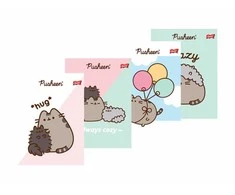 St. Majewski MAJEWSKI Užrašų knygelė A5 32k dvigubai linijuotas dviejų spalvų laminuotas Pusheen p15 mišinio kaina už 1 vnt.
