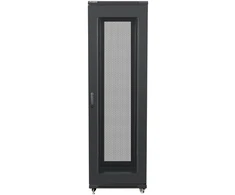 LANBERG laisvai pastatomas stovas 19 colių spintelė 42U 600x600 tinklelio durys LCD plokščias paketas juodas