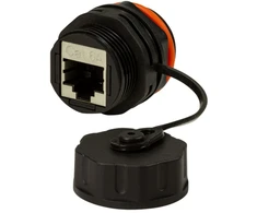 „Techly 363548“ RJ45 Cat6a ekranuota jungtis, IP68 apsaugos klasė