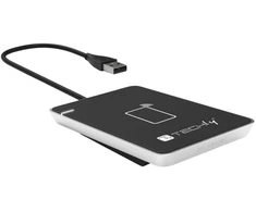 Bekontaktis Smart Card skaitytuvas Techly NFC RFID 13.56 MHz, USB 2.0