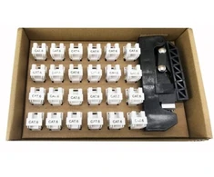 Techly Intellinet 369236 modulis Keystone RJ45 UTP Cat6, 24 vnt + užspaudimo replės