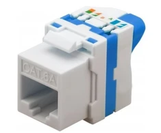TECHLY CAT 6a KeyStone RJ45 Jack UTP neekranuotas įrankis be įrankių