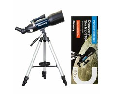 Teleskopas Teleskop Levenhuk Discovery Sky Trip ST80 su książką