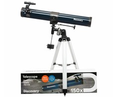 Teleskopas Teleskop Levenhuk Discovery Spark 769 EQ su książką