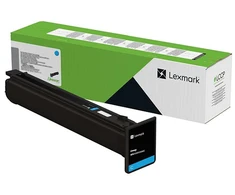 Lexmark 77L2HC0 Cyan High Capacity Return Programme Toneris Cartridge (46.9K Pages) for Lexmark CS963, CX961, CX962, CX963 Printers | Lexmark