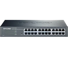 Šakotuvas TP-Link TL-SG1024DE Valdomas L2 Gigabit Ethernet (10/100/1000) 1U Juoda