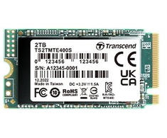 TRANSCEND 2TB M.2 2242 PCIe Gen3x4 NVMe 3D TLC DRAM-less