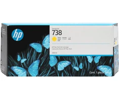 Hewlett Packard (HP) HP 738 (676M8A) Rašalinė kasetė, Geltona