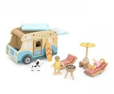 Viga Toys Medinis namelis ant ratų Viga