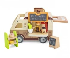 Viga Toys VIGA Maisto sunkvežimis Medinis automobilis Kavinė Konditerija