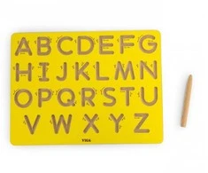 Viga Toys VIGA grafomotorinė lentelė didžiosioms raidėms